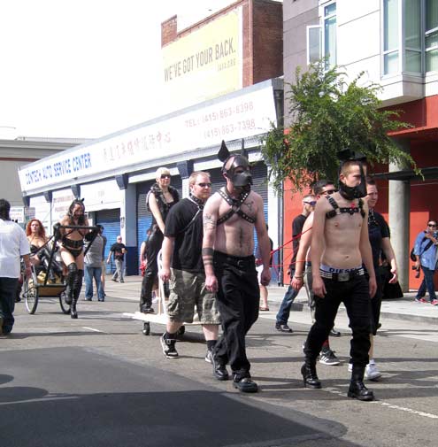 Only a small part of the creature cavalcade at Folsom 2012