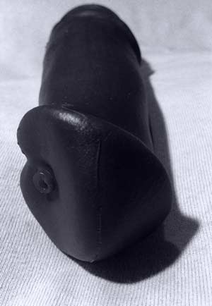 Another front of the Pegasus equine sheath illustrating the realistic head of the toy