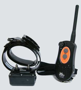 A remote controlled shock collar can be used on a pony instead as a somewhat inexpensive alternative to other e-stim devices