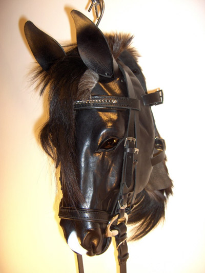 An example of a horse head mask made by Fury Fantasy